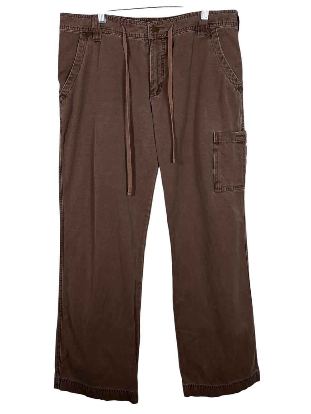 Xhilaration Vintage Y2K Low Rise Cargo Pocket Workwear Bootcut Canvas Pants 34